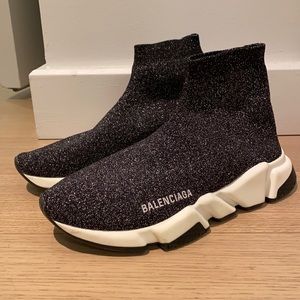 Balenciaga Lurex Speed stretch-knit sneakers (ORIGINAL)